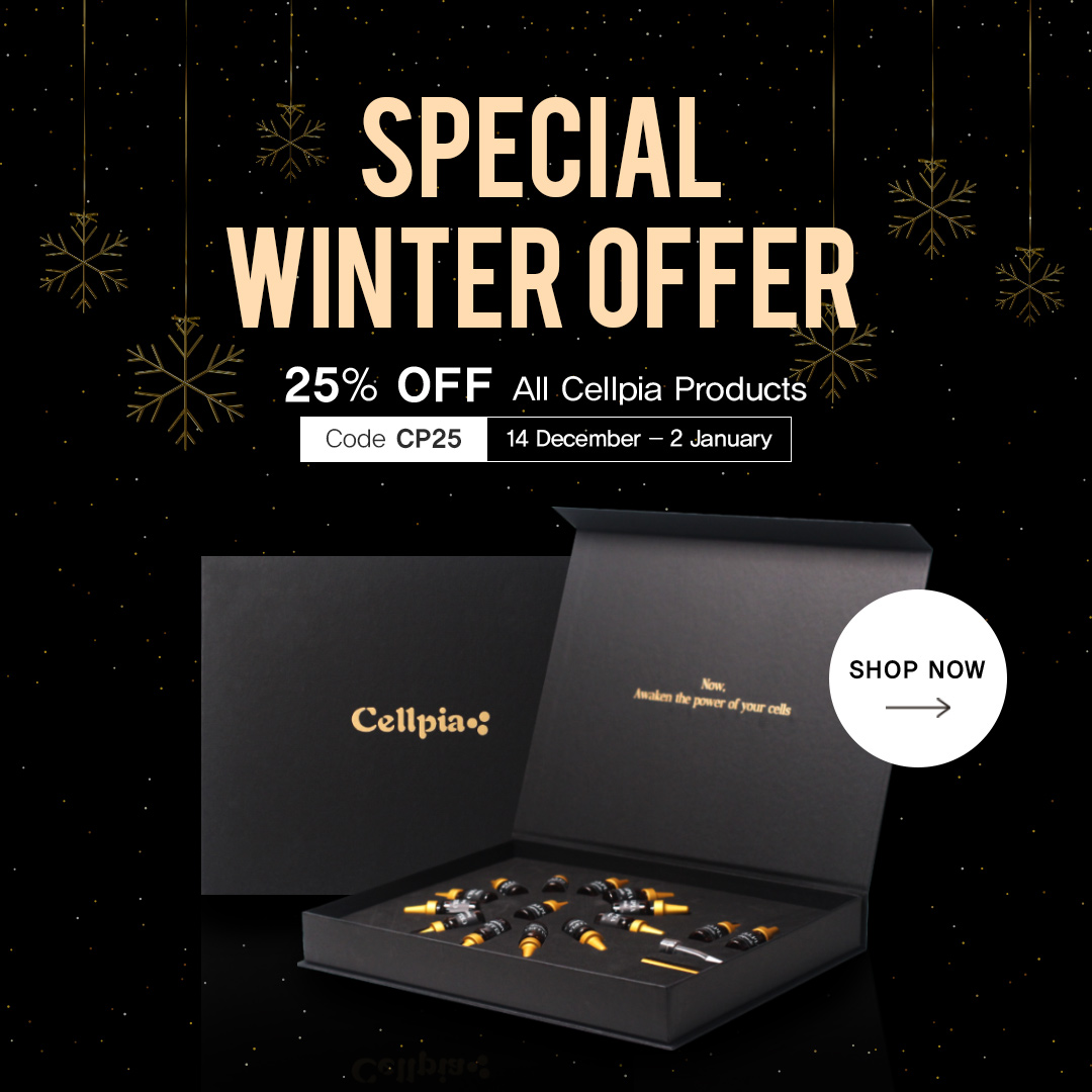 CoMiracell's tweet photo. 25% off for this Winter Holiday for You only at #BeautyBridge #cellpia #cellpiaampoule #cellpiabooster #cellpiasunblock #cellpiaprotein #skincare #stemcells #miracell https://t.co/mZD8IxnQp0