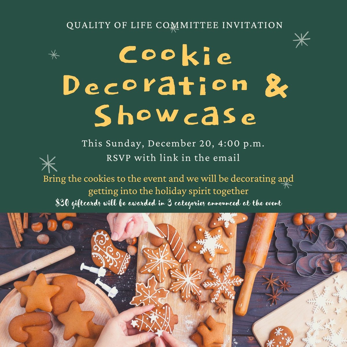 COOKIE DECORATION AND SHOWCASE this Sunday at 4pm EST hosted by your SPH Student Assembly. Gift cards will be awarded in three categories! Register at JHUBlueJays.zoom.us/meeting/regist…