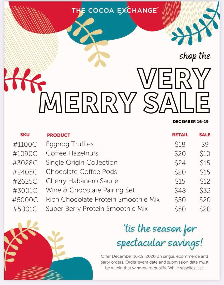 ginarod14's tweet photo. Look at this sale....incredible price drop.
https://t.co/AF2tAOs9nl 
#yourcocoaconnection 
#Sales #pricedrop #chocolate #truffles #Coffee #proteinshake https://t.co/NEerJCs7OV