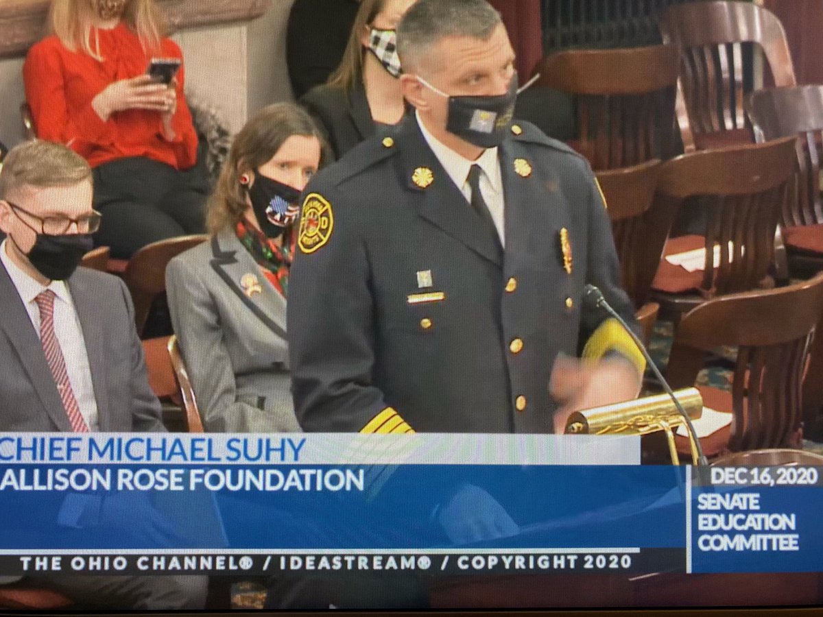 Another step closer for the “Allison Rose Act,” House Bill 231. Today, personal testimony was delivered by <a href="/michaelsuhy/">Michael Suhy</a> and unanimously voted through the Ohio Senate Education Committee. We are hopeful the support will continue as it makes its way to the Senate floor.