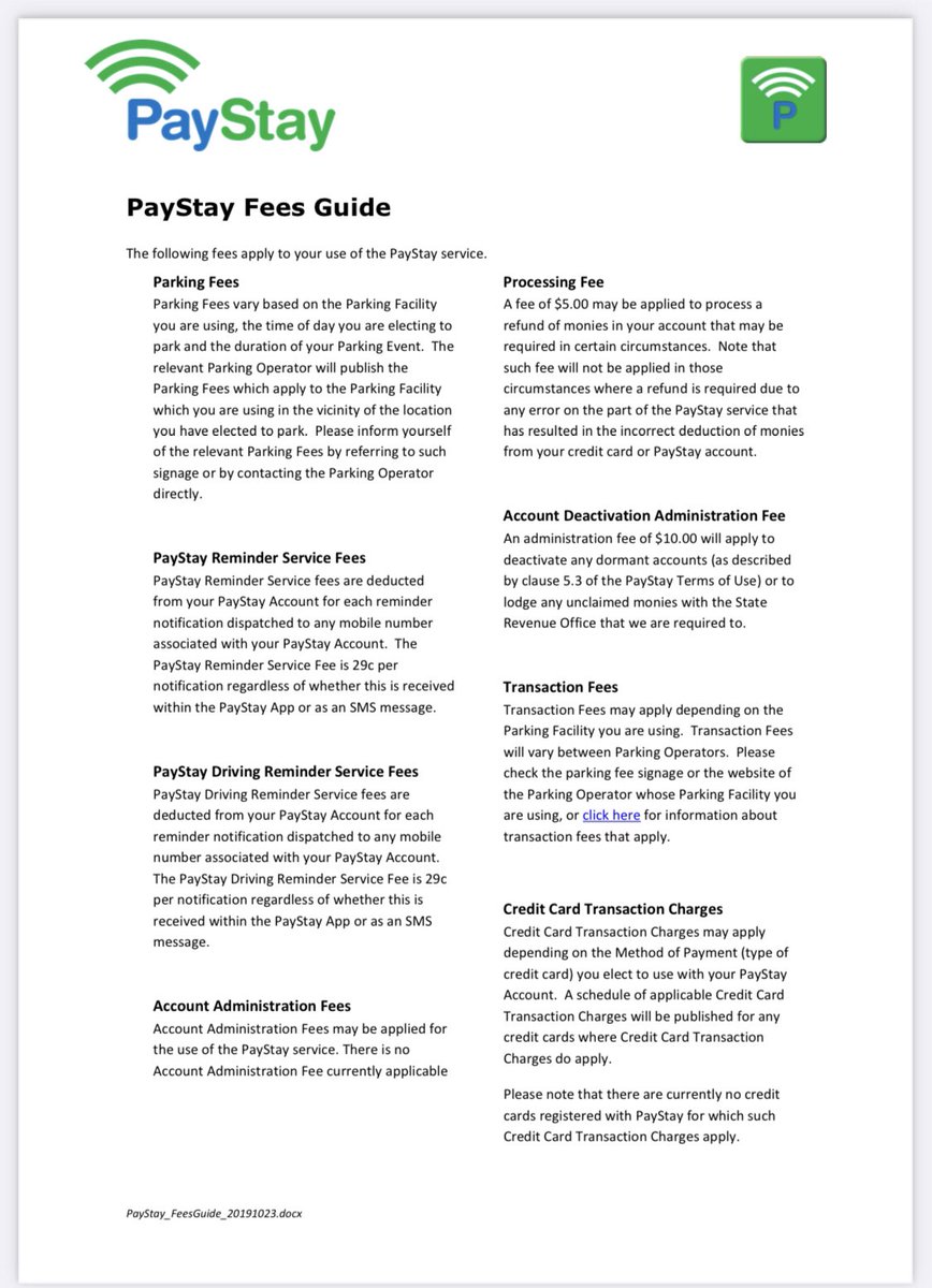aRandomKite's tweet image. Thought I’d give #PayStay a go to park in #Melbourne today. Nope... Not after reading the fees they mention. Expect nothing less from an app for council/government.
I mean, seriously... 29c for each notification (push included). $10 for account deactivation. 😅