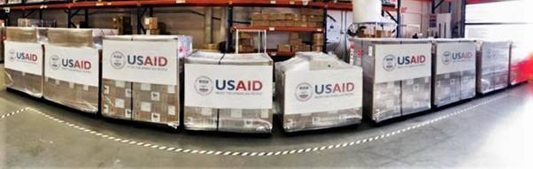 In times of crisis, friends stick together. Fulfilling our promise to our #StrategicPartners in Mongolia, 50 #MadeInUSA ventilators have arrived to help fight #COVID19. #AmericaActs