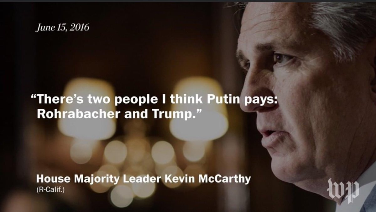 ⁦@GOPLeader⁩ 
Might as well add your name to the Traitors that Putin Pays Off!!!!!