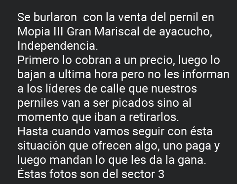 Nilbertcoya's tweet photo. @ViceVenezuela @lucena51 @NicolasMaduro Aquí en Santa Teresa del Tuy Estado Miranda municipio independencia nos cobraron 4.100.000, luego lo bajaron a 2.700.000 lo cual llegó el pernil abierto, picado y la bolsa con un nudo ésta mañana de hoy miércoles. https://t.co/J9pvCJMKeU
