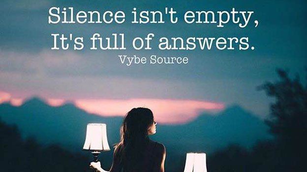 iamfearlesssoul's tweet image. Silence is never empty. It is full of answers. The right answers. Get quiet and listen.