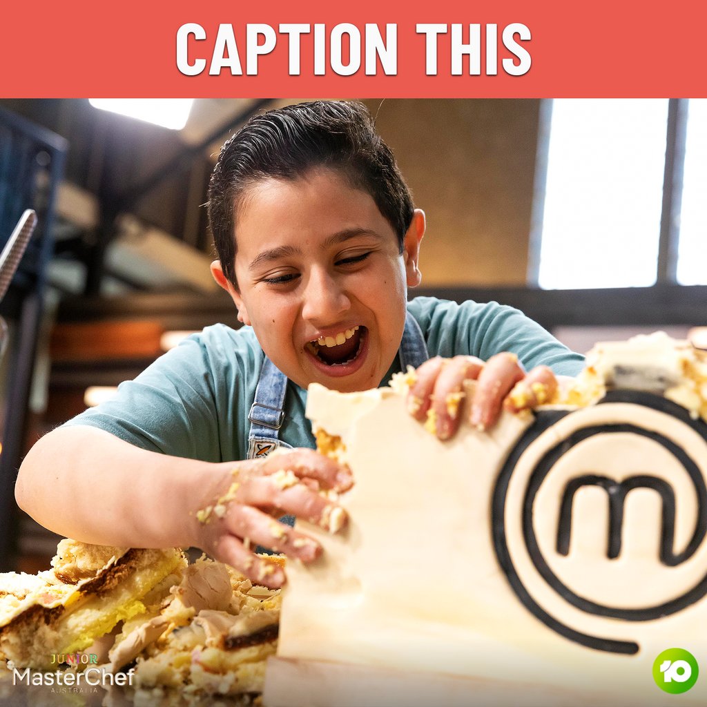 What are you waiting for, show us your best captions! 🙌  #JrMasterChefAU