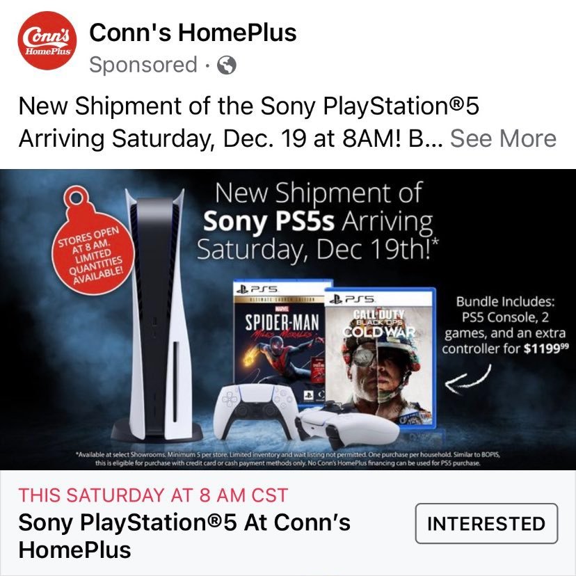 SoleRetriever's tweet image. This is a big skip. They are charging $1199 for the bundle and will most likely ask that you finance it... #PS5 😂