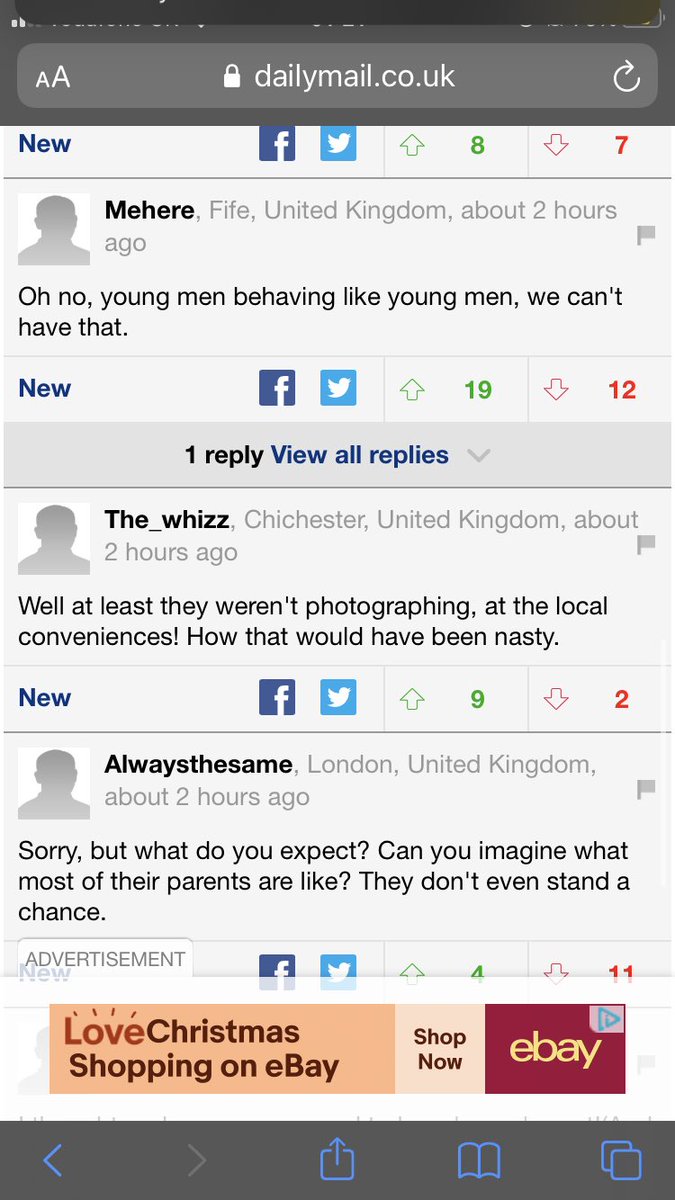 JamesBaxter00's tweet photo. The comments under this are disgraceful and just as bad as the acts themselves. And people wonder why victims don’t speak up when effected, you can see why when this is the response they get- blatant victim blaming it’s disgusting https://t.co/GAf0CI8KOl