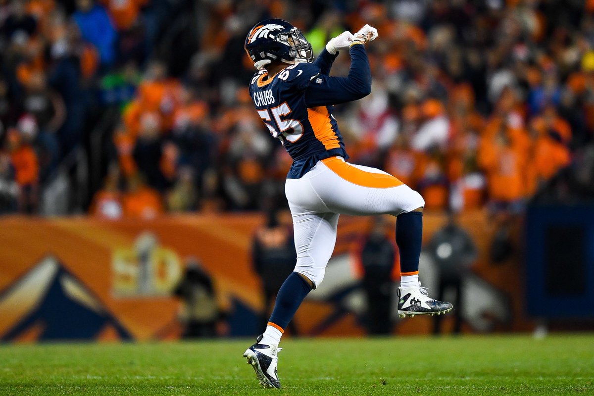 GridWeekly's tweet image. 🚨💰Extension Alert💰🚨

The Denver Broncos and Star Edge Rusher Bradley Chubb have reportedly agreed to a 5 year $88MM Contract.

This deal locks up one of the @GridMBL premier edge rushers through 2028!

#GWW