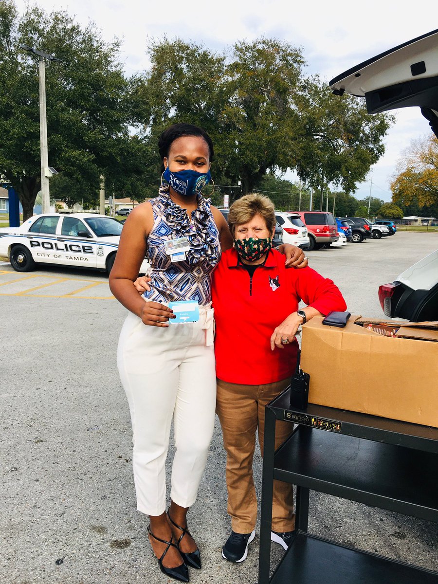 This is Adams. We are so thankful to our community leaders like Shelley that have wrapped their arms around us. They have donated countless gift cards for our students and staff. They have donated countless meal items to stuff our backpacks and ensure there is food for families.