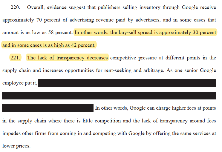 Google has put one of its least digital savvy trade bodies, CCIA, out there in front of Congress to testify under oath in this area. I would want to get my hands and take a close look at that testimony. /31