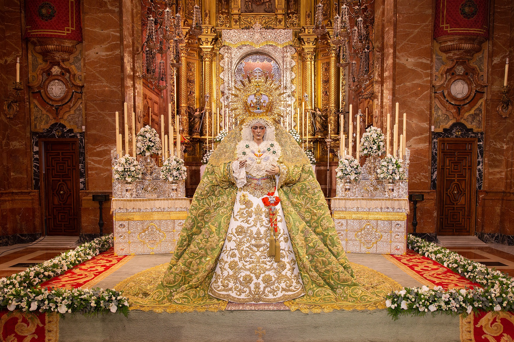 Esperanza horno. Our Lady of Macarena. Virgin of hope of Macarena.