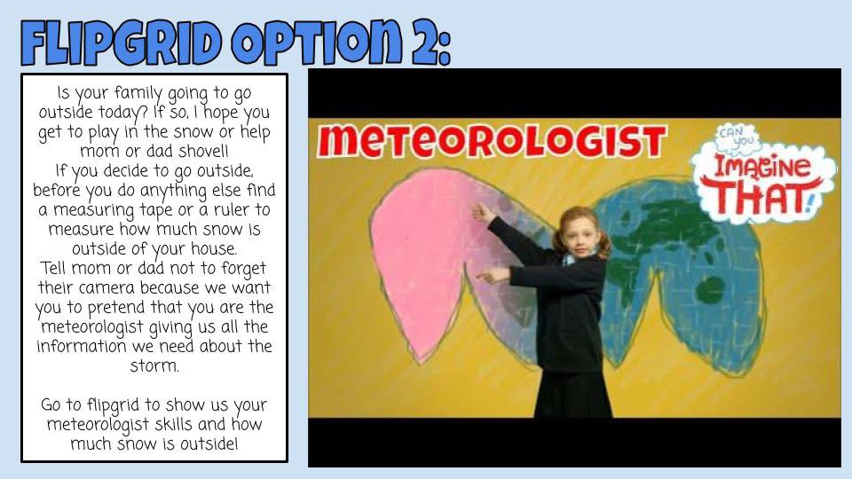 First grade is SO excited to share our flipgrid project with our kiddos tomorrow as we enjoy a remote learning snow day. Snow is finally falling in NYC, how peaceful 💖❄️ @30Q398 <a href="/nycdistrict30/">District 30</a>