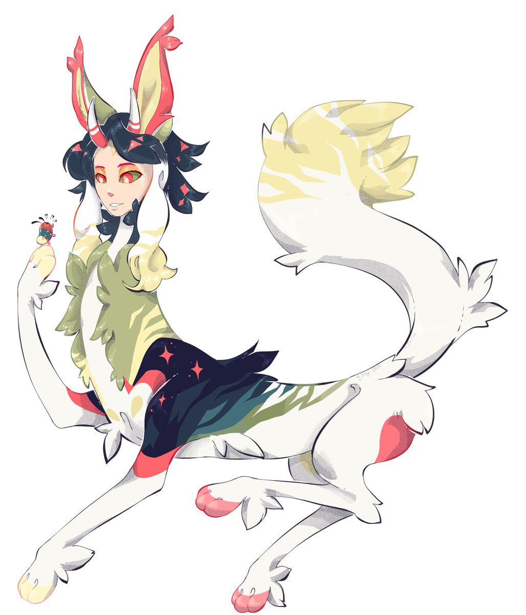 DragonEternal55's tweet photo. Whose this handsom lad? Well thats jimmy the bug, but the big kitti is paden! He researches insects and helps manage breeding programs for endangered insects! #spinxyn #ArtistOnTwitter #NaturalBeauty #DigitalArtist #art_support https://t.co/9S3TfOenXa