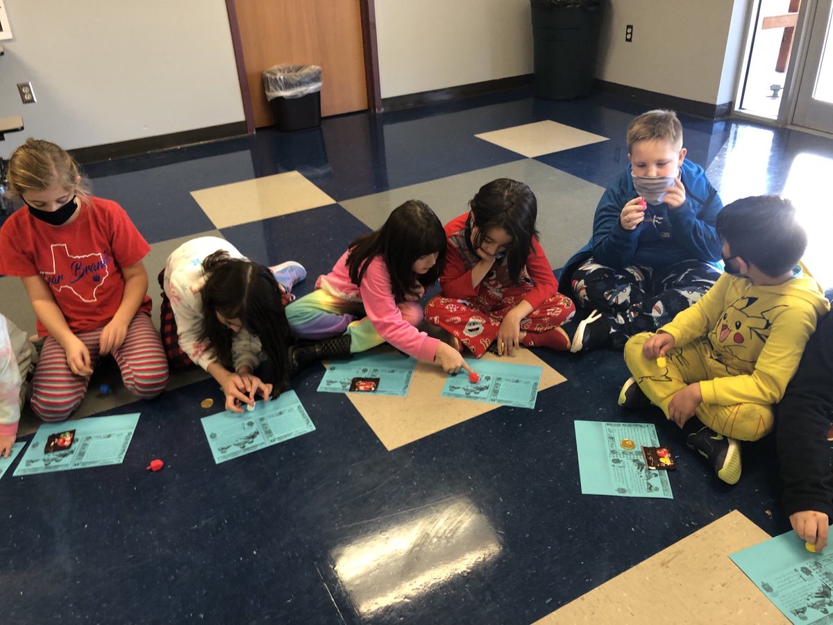 mslabone's tweet image. This week we have been learning about each other’s traditions. Though it was different from the past, I am still happy to share the game of dreidel with my classes and Mrs Garza.  ⁦#appreciateourdifferences #learnfromeacother ⁦@bearbranchelem⁩