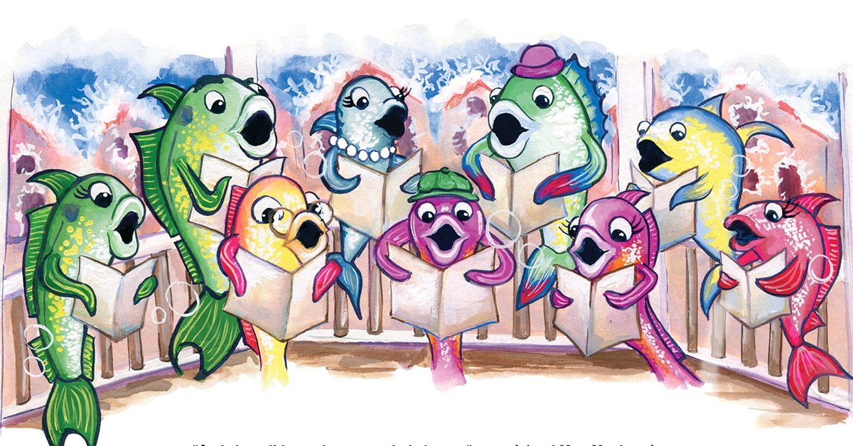 PaulPycraft's tweet image. What's your favorite Christmas Song? In *The Octopus's Holiday: A Different Kind of Christmas Story*, the fish have lots of favorites, but their biggest fave is "Here Comes Jellyfish." Order your copy and find out more! 
bookshop.org/books/the-octo…