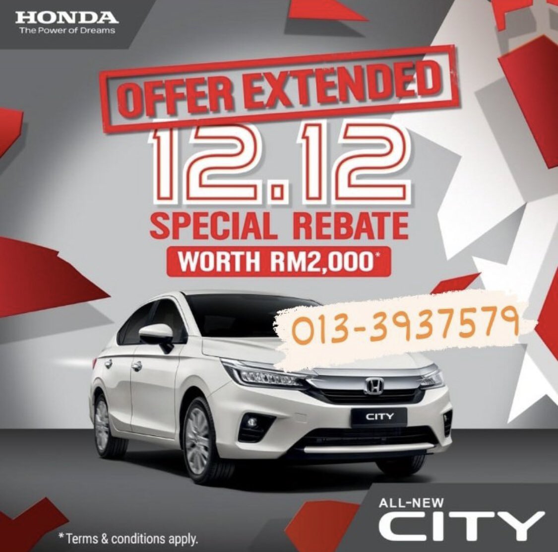 SantapanMinda's tweet image. #HONDACITY
Syarat2 kelayakan⤵️
⛔ Basic+Ot+Elaun Tetap Rm2,500⬆️ #LAYAK
⛔Lesen L/Tiada lesen blh apply asalkn basic gaji Rm2,700⬆️
⛔ Ad ttungak #Ptptn blh cerita
⛔ Baru kerja pun blh apply;offer letter
#JomKita
#PesanKeriangan
#onlinesales
#PKPB
KLIK ⬇️
hondaintandrahim.wasap.my