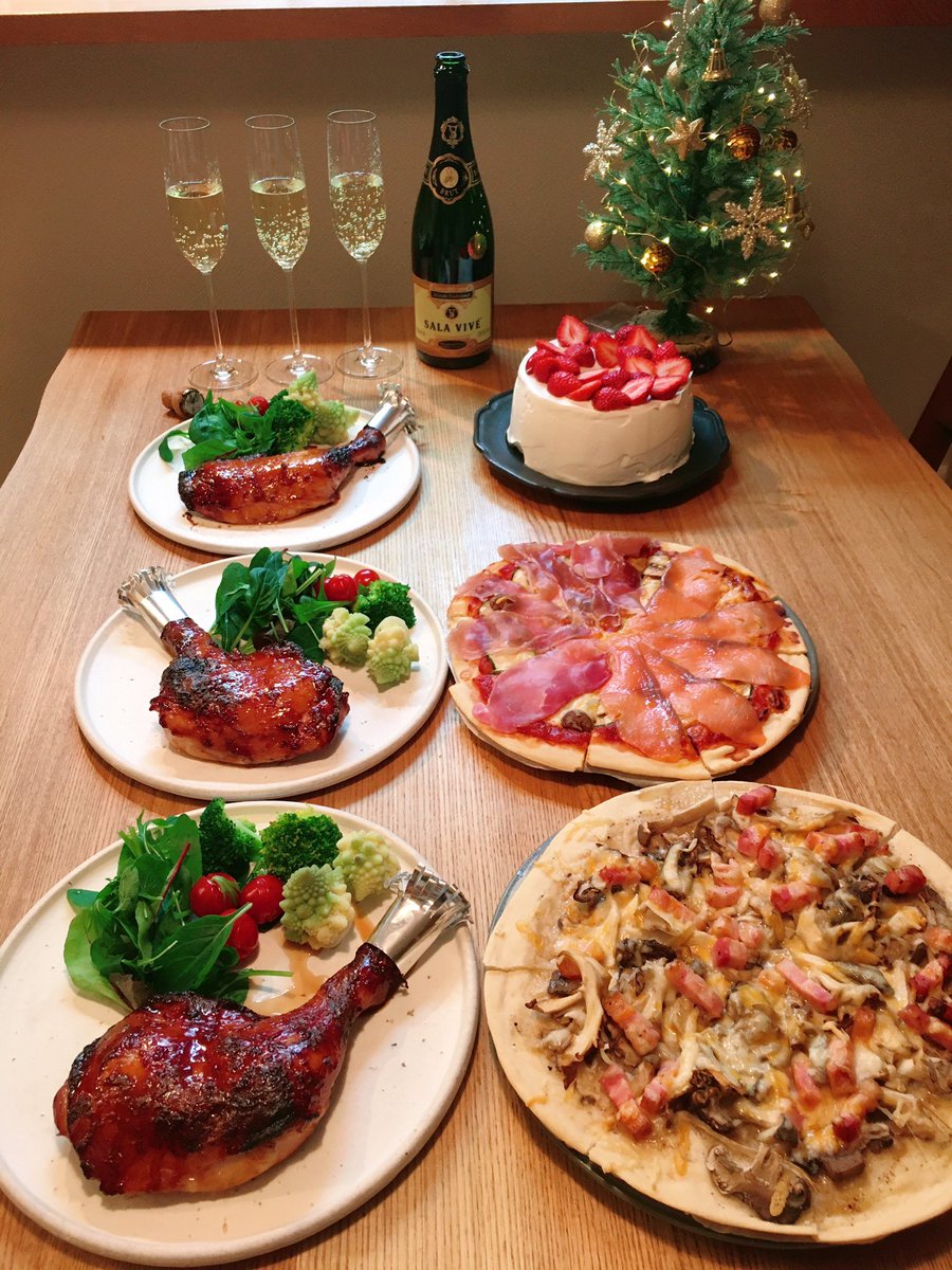 鵺丸 狢 على تويتر 鵺家クリスマスディナー