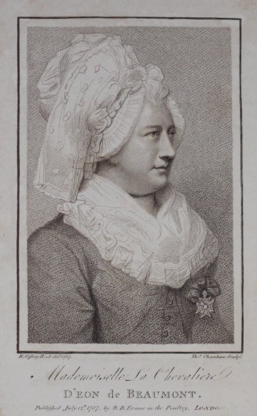 Eventually Louis XV exiled d'Eon with a generous pension, as long as d'Eon handed over any documents incriminating the French government, and demanding d'Eon officially declared a gender. She choose to be known as a woman, and dressed accordingly for the rest of her life.