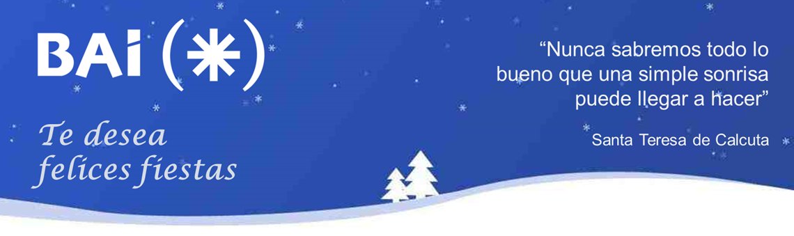 BAIPilotoDrones's tweet photo. 😊 “Nunca sabremos todo lo bueno que una simple sonrisa puede llegar a hacer”. Santa Teresa de Calcuta ♥️.

🎉 Porque, este año más que nunca, celebremos la vida 🥂. 

🌠 Por un 2021 cargado de salud y humanidad 🌟.

🎅 ¡El equipo de BAi os desea felices fiestas! 🎼🎁🍾 https://t.co/aXkZjc6KFo