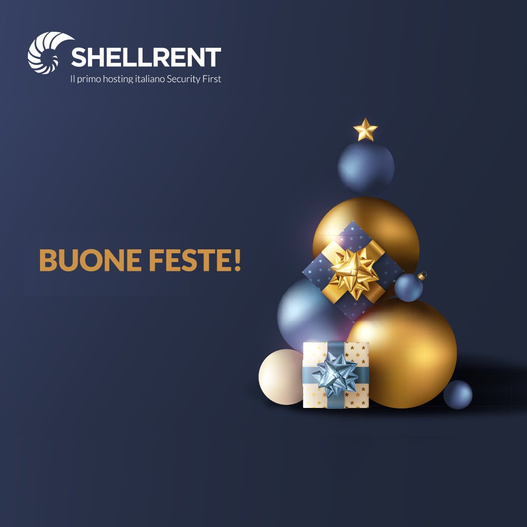Shellrent's tweet photo. Auguriamo a tutti buone feste! 🎄🎅
Gli uffici resteranno chiusi il 25 e il 26 dicembre e torneremo operativi lunedì 28 🚀 Il supporto tecnico è sempre attivo!

#shellrent https://t.co/wq6vKuBe69