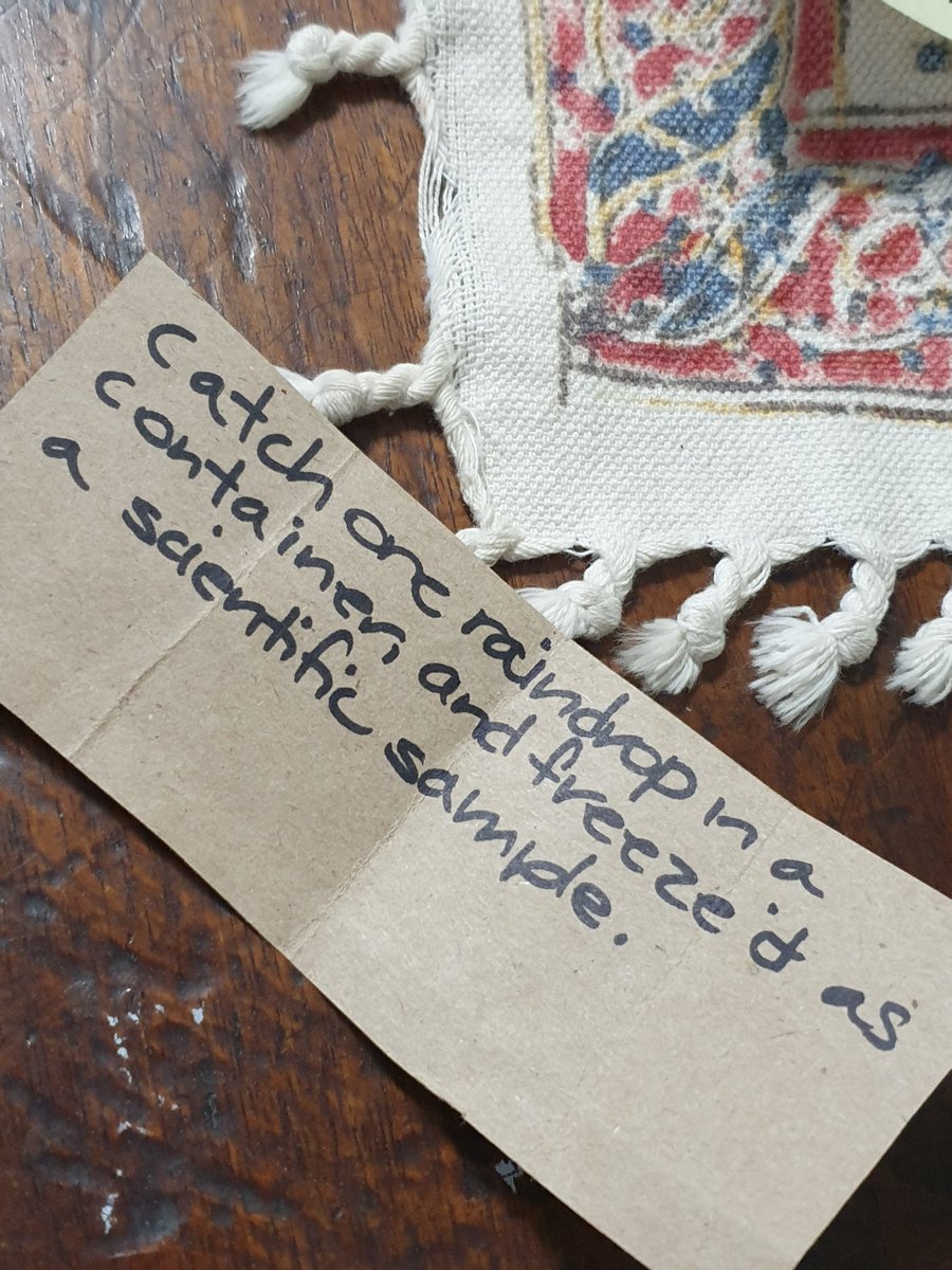 Go and check the weather forecast,  @KristeninAlmo, hoping you don't have to wait too long to have the joy of this experiment!  #BoxofWhackiness