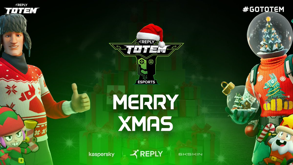 We would like to wish a wonderful and happy Christmas 🎄 to each single fan, especially ones that believed in us throughout our change!
... dont worry, your gifts are coming 🎁

<a href="/ReplyULabs/">Reply U</a> <a href="/KasperskyLabIT/">Kaspersky Italia</a> <a href="/6Kskin/">6KSKIN</a> 

#GoTotem