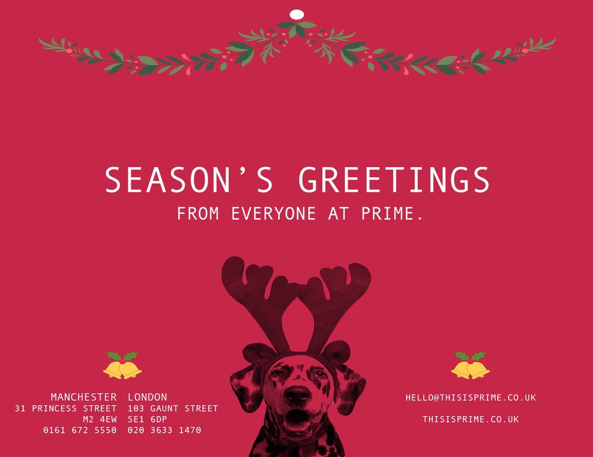 To all of our Clients, Candidates and friends. 

We wish you all a Merry Christmas and a Happy New Year!

Love from,

This Is Prime ❤️