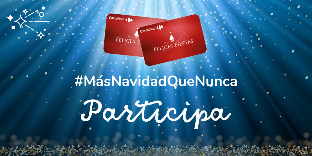 CarrefourES's tweet photo. 🎄🎄 ¡¡Tenemos concurso por #Navidad!! 🎄🎄

 👇 Participa 👇
👉 Haz RT 🔁 y Like ♥️
👉 Cuéntanos con el #MásNavidadQueNunca cómo vas a celebrar la Navidad este año
👉 Consigue una tarjeta regalo Carrefour de 100 euros, ¡regalamos 2!

BBLL 👉 https://t.co/veOiwszrrC https://t.co/k3bJdlfY0L