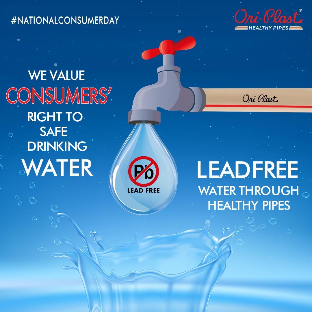 OriplastLimited's tweet photo. #nationalconsumersday  #NationalConsumersDay2020 #ConsumersDay2020 #NationalConsumersDay #NationalConsumersDay2020 #IndianConsumersDay #IndianConsumersDay2020 #ConsumersRightDay #ConsumerRights #HealthyPipes #HealthyWater #LeadfreePipes #Leadfree #LeadfreeWater #OriplastLimited https://t.co/KIQ3bTivWj