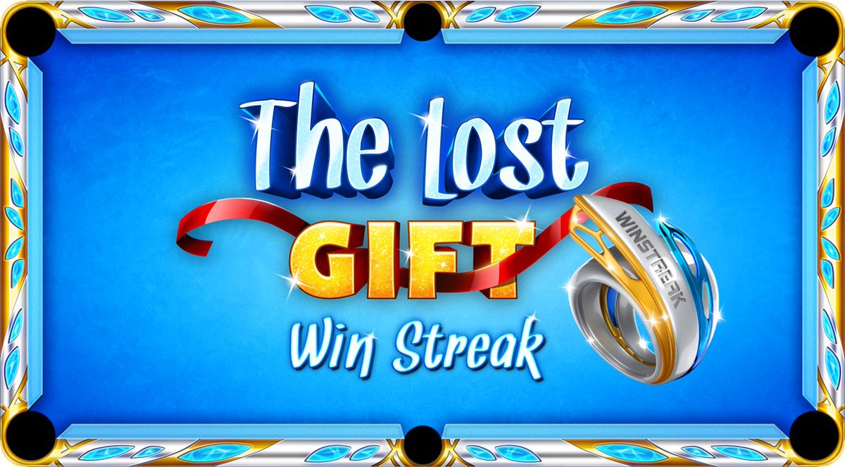 8ballpool's tweet photo. Get ready for MORE this Festive Season, Ballers, because it's time for the Lost Gift Win Streak! ❄️💥✔️
A brand new ring to add to your collection, is here!
Enter Now! » https://t.co/1vgZEN7taK
#LostGift #WinStreak #8BallFestiveSeason https://t.co/vRTp4BBvON