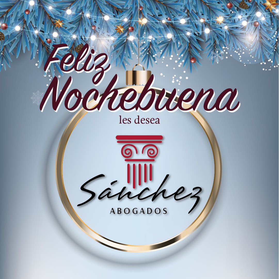 SanchezLetrados's tweet photo. 🎄🎅 ☃️ Todo el equipo de #SánchezAbogados deseamos que paséis una #FelizNochebuena y #FelizNavidad. https://t.co/xnAIsgm9GA