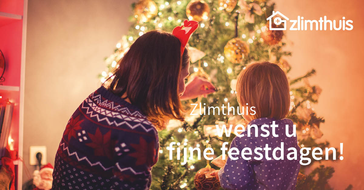 Zlimthuis wenst u hele fijne feestdagen toe! 🎅🎄