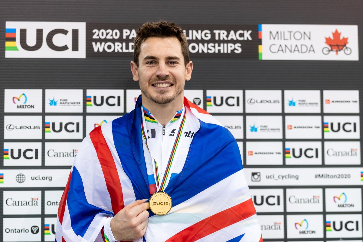 8/13 Para-cycling Track: @DameSarahStorey - WC5 Individual Pursuit World Champion  @DameSarahStorey - WC5 Scratch Race World Champion  @DameSarahStorey - WC5 Omnium World Champion  @jacovangass - MC3 Kilo World Champion  @jacovangass - MC3 Omnium World Champion 