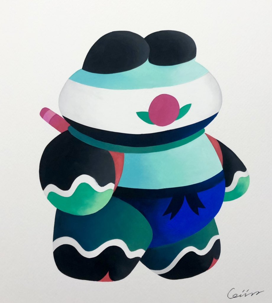 鬼退治 クレヨンで描いてます 杉野ギーノスのイラスト 鬼退治 クレヨンで描いてます 杉野ギーノスのイラスト