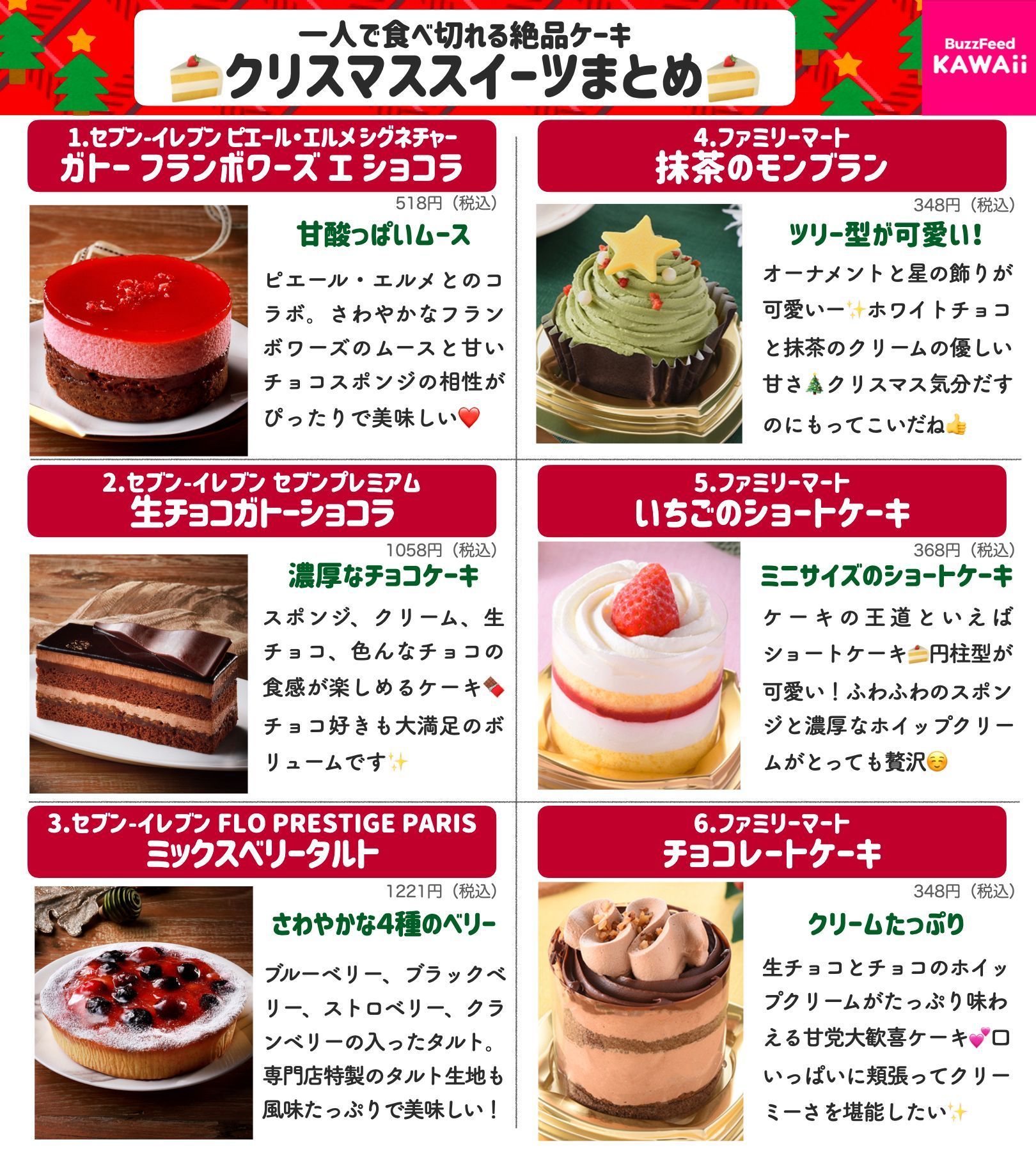 Buzzfeed Kawaii 在 Twitter 上 コンビニで買えるクリスマススイーツをまとめました 一人で食べ切れる小さいホールケーキもあるよ T Co 9egnevejk1 Twitter