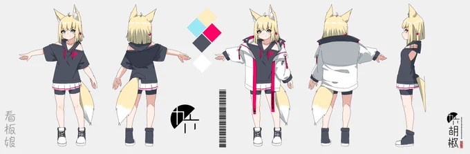 看板娘設定画まとめ 