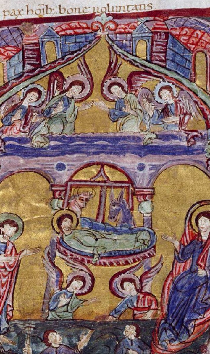 Que vuestros sueños, de una vez por todas, CREZCAN, como este Niño (preadolescente) Jesús del:Lectionarium missae. Siglo XII?