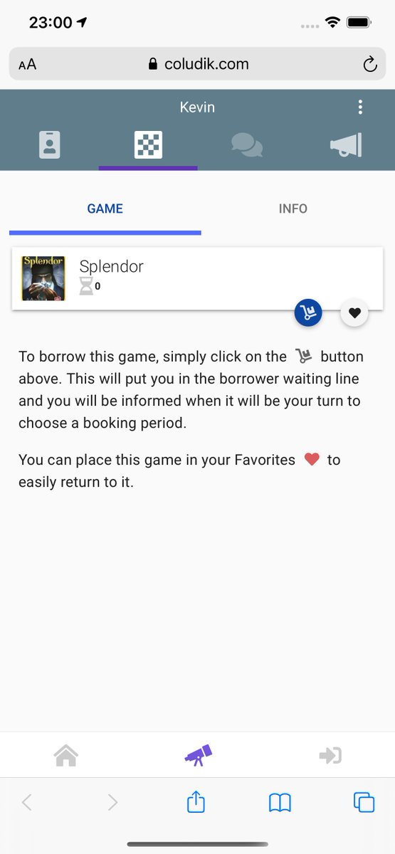 bgcollectionapp's tweet photo. Mise à jour de l'application avec la recherche des jeux en prêt autour de vous grâce à @coludik / Application update with the #boardgames search to lend around you thanks to @coludik 
#j2s #boardgame #bgg #boardgamegeek
https://t.co/48r3QQk1G9 https://t.co/ReCn6Sdhxg