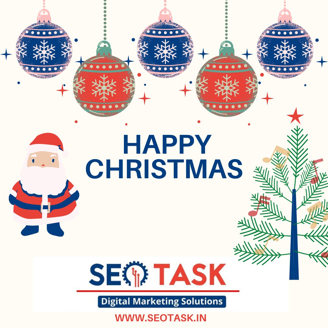seotask_'s tweet photo. #HappyChristmas 🎅 Everyone✨
God Bless &amp; Protect You All

@seotask_  #DigitalMarketing Company 

📞: 7738223450
📧: hello@seotask.in

#MerryChristmas #HappyNewYear #MerryChristmas2020  #HappyChristmas2020  #HappyNewYear2021 #SEOTASK #seotasks #onlinemarketing #seo #websitedesign https://t.co/H9sKMPcrip