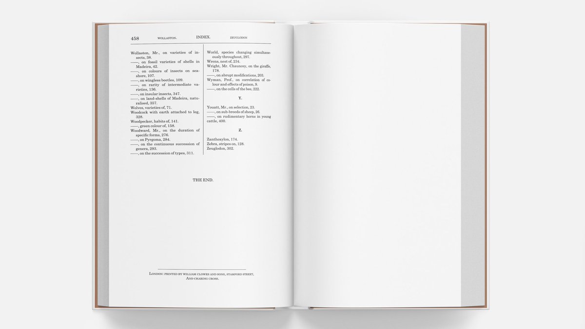 DarwinEditions's tweet photo. Day 480 — Page 458 #NaturalSelection #Darwin #HMSBeagle #TheTheoryofEvolution #thoughtoftheday #evolution #kickstarter #NaturalScience #OriginofSpecies #Science #artbook #typography #variorum #graphicdesign #artistsbook #indiegogo #publishing #selfpublishing #selfpublished https://t.co/iouEYYLJDZ
