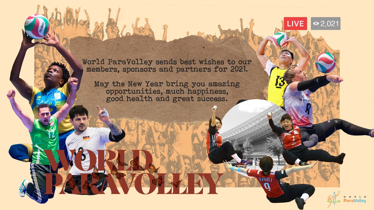 ParaVolley's tweet photo. From one corner of the court to all corners of the globe, World ParaVolley wishes the entire ParaVolley community a joyous holiday and a prosperous New Year. We can’t wait to see everyone back on court and on the sidelines. https://t.co/ftBXrW5jhy