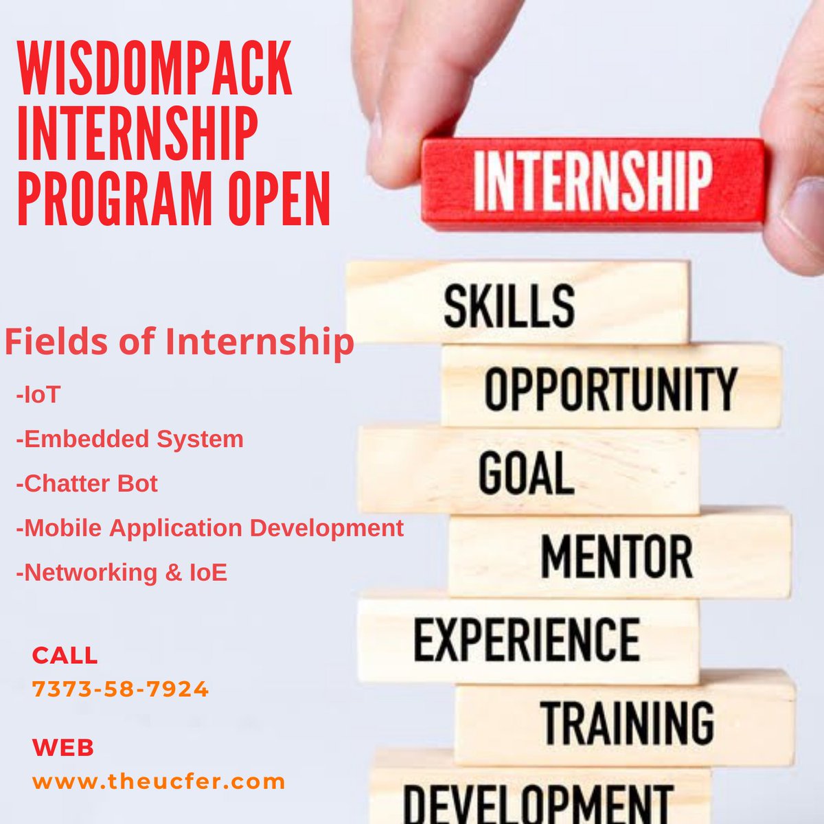 pack_wisdom's tweet photo. Now #internship  program Open 
We provide #IoT , #embeddedsystem, #chatbot  , #networking  and #IoE 
for Registration Call +91 73735 87924, Web Site: https://t.co/XDwaJpD1Iq 
Ucfer Ucfer Wisdompack IOT Kids Interesting Engineering #Engineering #Students @weluvcoimbatore https://t.co/PiqqcU4sbh