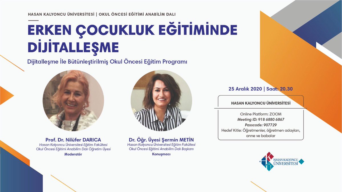 Erken Çocukluk Eğitiminde Dijitalleşme Konferans-6️⃣ <a href="/TurkayDereli/">Türkay Dereli</a> <a href="/snrbuyukozturk/">Şener BÜYÜKÖZTÜRK</a> <a href="/NiluferDar/">Nilüfer Darıca</a> <a href="/cdincer63/">Çağlayan Dinçer</a> <a href="/serminmetinn/">Şermin Metin</a>