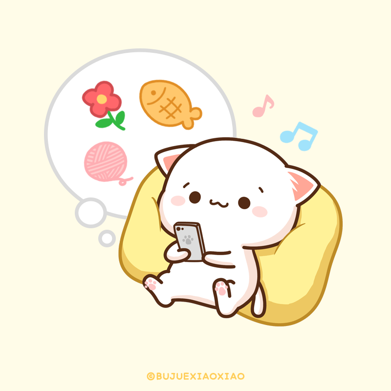 ももねこちゃんとごまくん おでかけできないから おねえちゃんのスマホでお買いもの たいやきたべたいなぁ ももねこちゃん ねこ