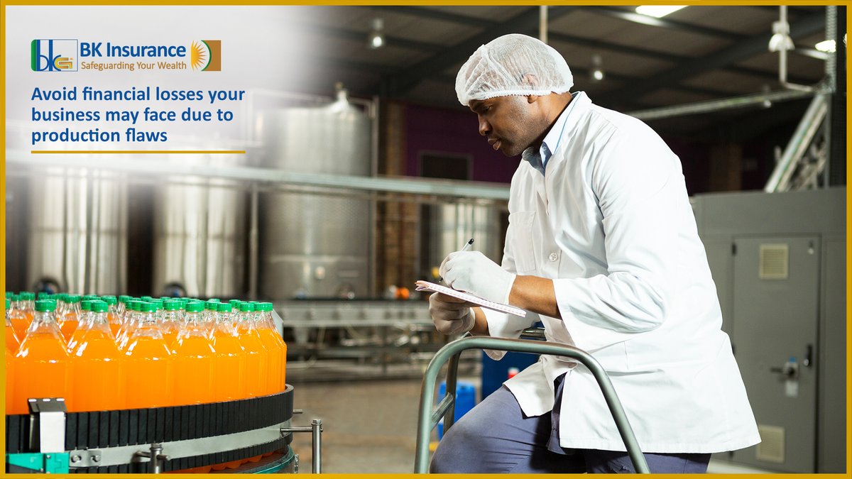 bkinsuranceltd's tweet photo. Protect your business against financial losses caused by manufacturing flaws.
Our #ProductLiabilityInsurance covers you against third party claims alleging that a product you made or sold is defective, and caused them to sustain bodily injury, property damage or death.
#RwOT https://t.co/kqoS1gApgL
