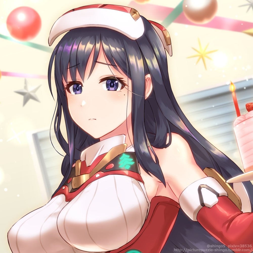 「クリスマス絵描けてないと振り返ってみたら11月に先取りしすぎていたサンタ籠目さん」|慎悟🌟Skeb受付中＆5月からのイラストお仕事募集中🌟のイラスト