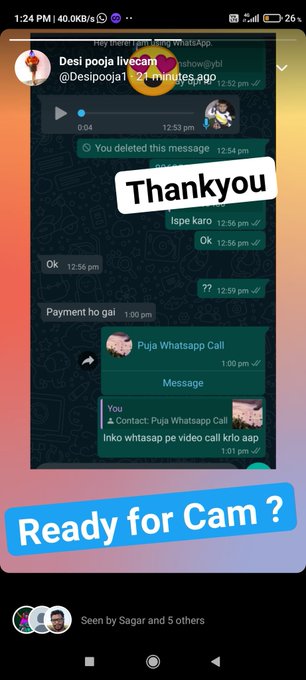 Hey..... Ready for cam with horny desipooja ?? https://t.co/t9QGXdL0EH<a href="/tag/sexy"class="tags"><span>#sexy</span></a><a href="/tag/indian"class="tags"><span>#indian</span></a><a href="/tag/desi"class="tags"><span>#desi</span></a><a href="/tag/videocall"class="tags"><span>#videocall</span></a><a href="/tag/callgirl"class="tags"><span>#callgirl</span></a><a href="/tag/indianwife"class="tags"><span>#indianwife</span></a>