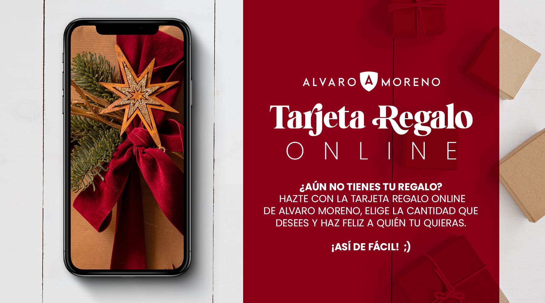ALVARO MORENO on X Aun no tienes tu regalo Hazte con las TARJETA REGALO de Alvaro Moreno elige la cantidad que desees y HAZ FELIZ a quien tu quieras
