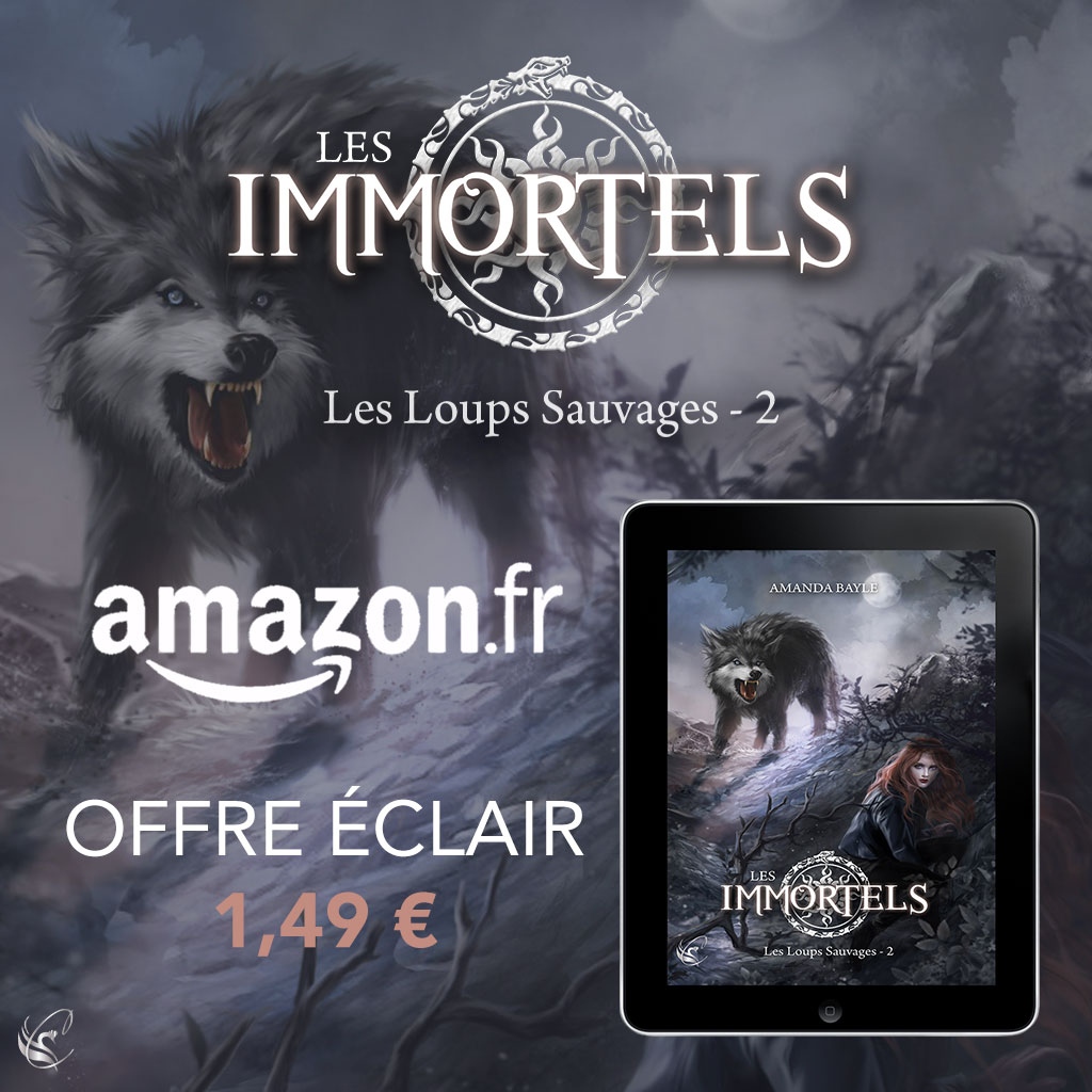 #Kindle⁠
⁠
Une offre éclair, qui dure seulement 24h, est disponible sur Amazon pour le tome 2 de la série Les Immortels écrite par <a href="/AmandaBayle/">Amanda Bayle</a>
⁠
👉 1,49€ au lieu de 5,99€ 👈⁠
⁠
Un petit cadeau de Noël de dernière minute ? :D⁠
⁠
Lien -> amzn.to/3nDpsLg